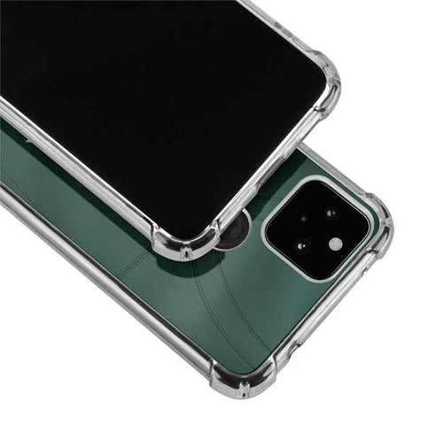 Michigan State University Green Jersey Google Pixel 5 Clear Case